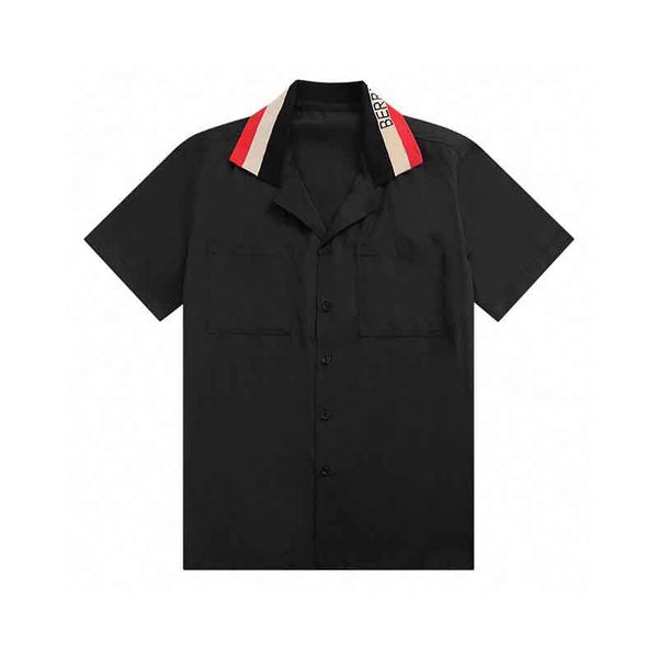 

men's plus tees polos round neck embroidered and printed polar style summer wear with street pure cotton t-shirts 31r, Black;brown