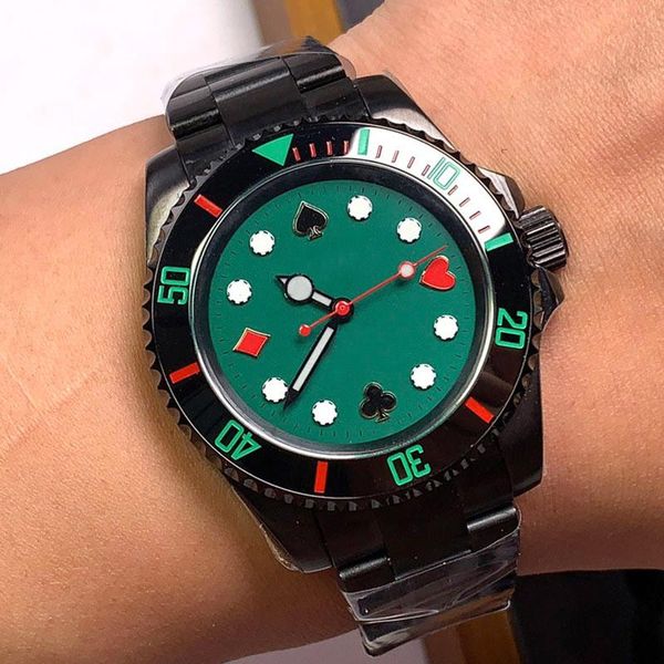 

luxury ceramic bezel mens watches designer men watch automatic mechanical 2813 movement waterproof designers wristwatches montre de luxe, Slivery;brown