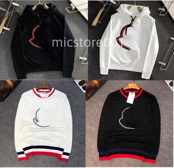 

22ss hoodies mens sweatshirts designer sweater long sleeve tshirt men women sweatshirt embroidered hoodie pullover jacket plus size 3xl 4xl, Black