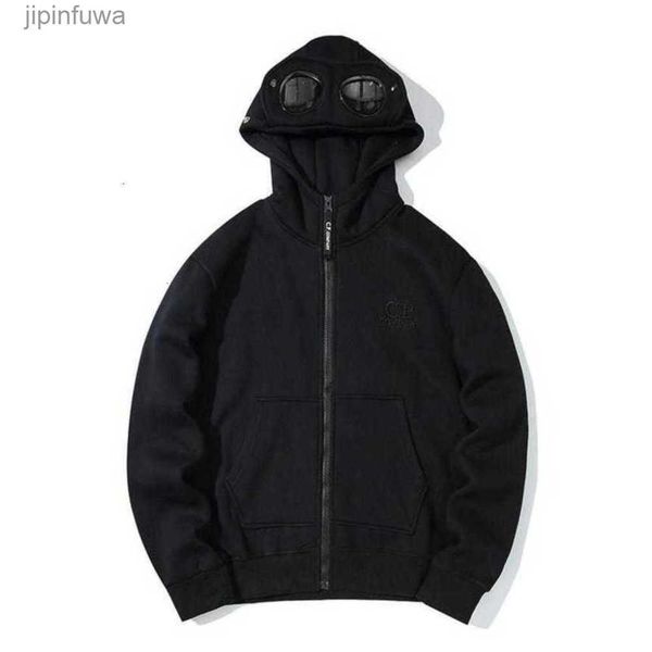 

men's hoodies sweatshirts streetwear hip hop men round lens cp sweatshirt pullover pure cotton hooded fleece warm harajuku oversized ho, Black