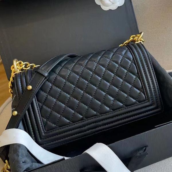 

designer bag handbag shoulder chain bag clutch flip purse double letter solid buckle waist square stripe women's luxury bag