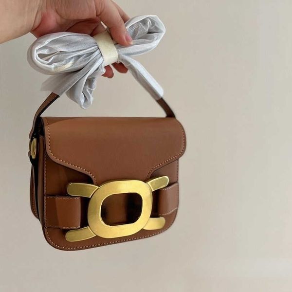 

shoulder bags luxury designer bag crossbody tote 2023 new fashion texture metal buckle small square bags gift box packaging factory direct s