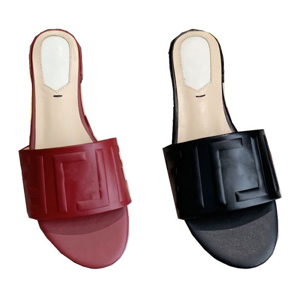

designer woman letter pattern slippers women leather sliders beach black white sandals flat slider wholesale prices comfort bottom with orig