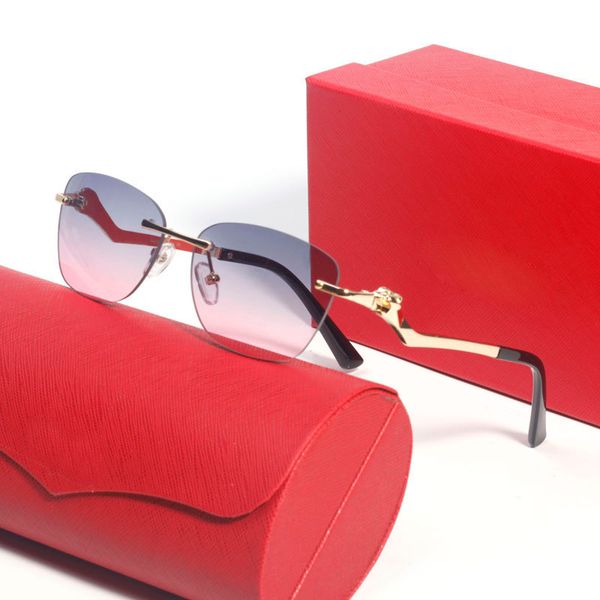 

designer sunglasses for women mens carti sun glasses rimless square fashion retro trend gold irregular frame eyewear mixed colors optional e, White;black