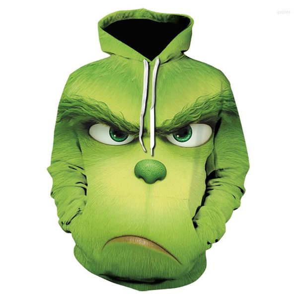 

hoodies funny and ugly 3d printed hip-hop fun autumn street fitness jogging sweatshirt, Black