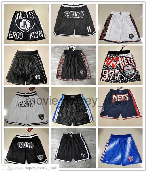 

durant irving simmons team throwback basketball shorts pocket just don basketball shorts retro lalaker short sport hip-pop pants with pocket, Black