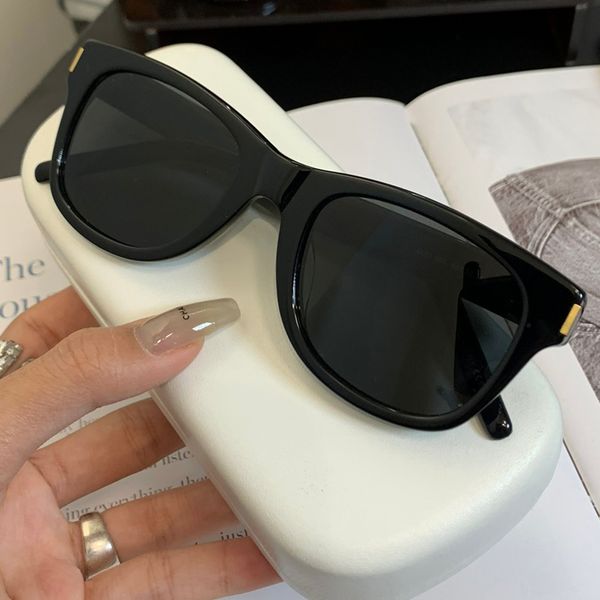 

over black grey round square sunglasses for women men 51 sun shades designer sunglasses gafas de sol uv400 protection eyewear with box, White;black