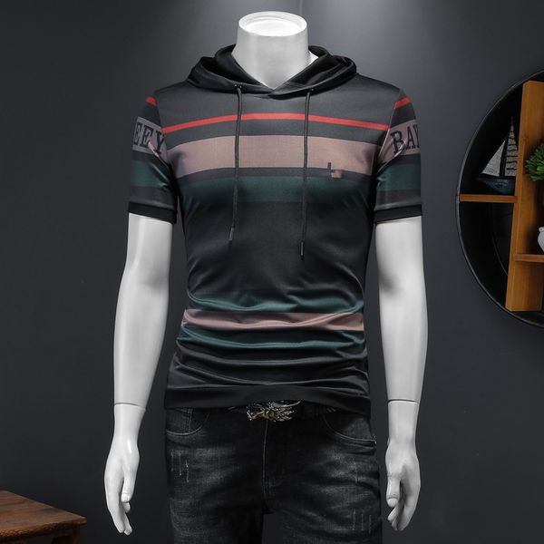 

22ss europe italy letter print polo t shirt high street short sleeve webbing lapel polos shirts couple women mens fashion designers luxury t, White;black