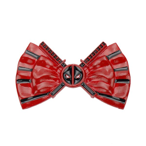 

movie peripheral brooch bow drop oil brooch pin badges corsage clothing accessories, Blue