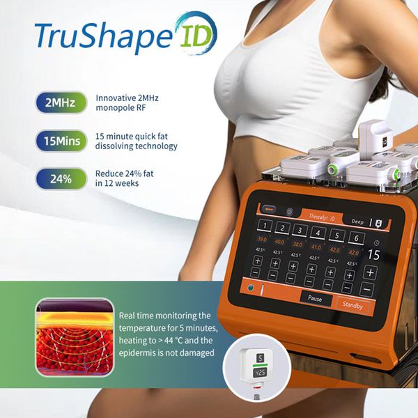 

2023 portable slimming 3d trusculpt id flex fat dissolving body slimming rf burning cellulite trusculpt id orange machine