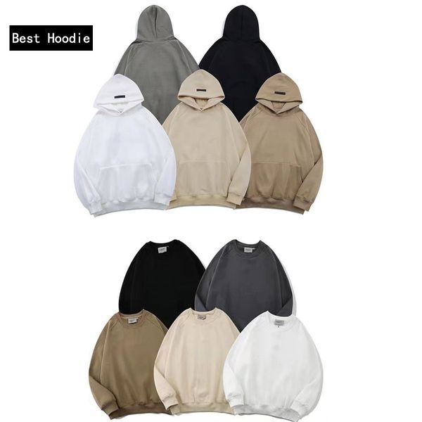 

ess warm hoody hooded hoodies designer mens women streetwear pullover sweatshirts loose jumper clothing size s-xl, Black