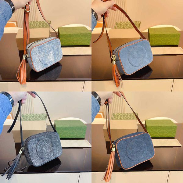 

evening shoulder bags denim camera bag designer crossbody bags purse handbags women vintage canvas shoulder bag beach shopping totes 221216