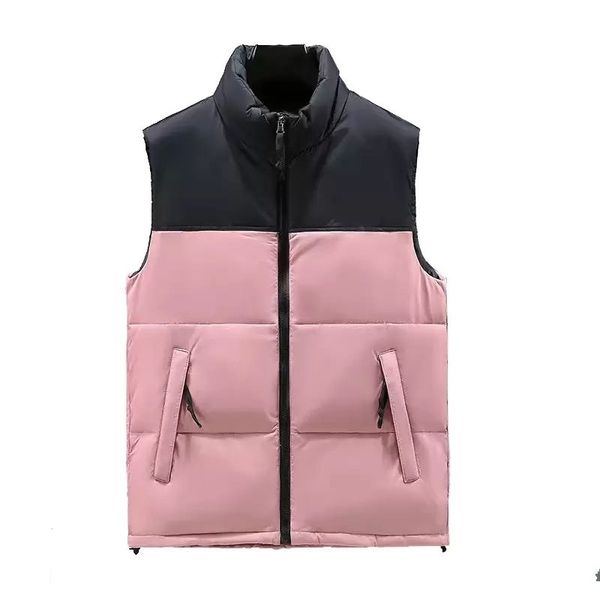 

comfy and relaxed new younger fashion vest gilet vests 2023 men's jacket authentic luxury goose high street sleeveless feather loose co, Black;white