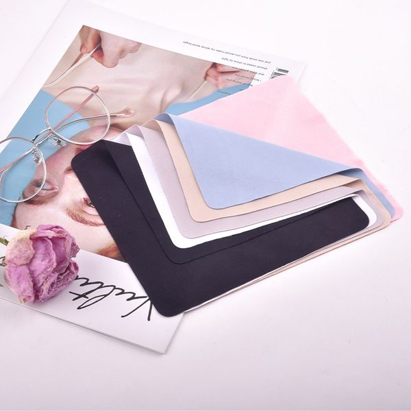

microfiber eyeglasses cloth solid color lens cloths 16*16cm