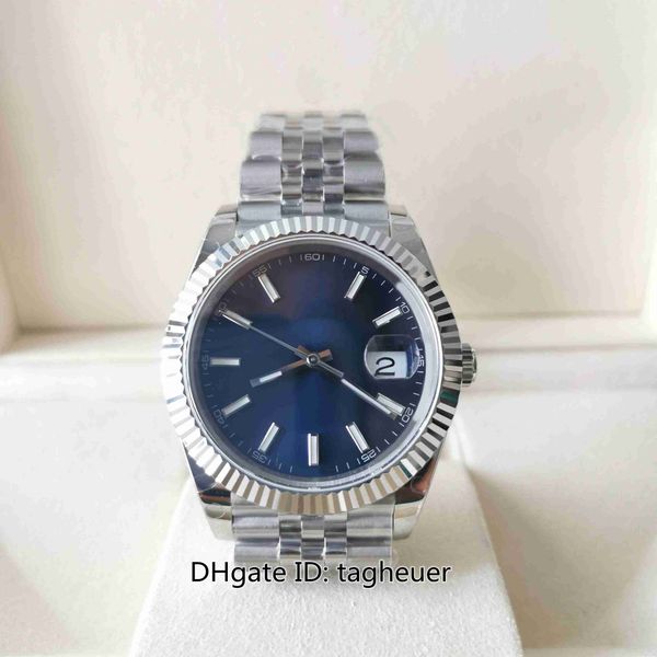 

bp maker mens watch 41mm datejust 126334-0002 president blue dial jubilee bracelet watches cal.2813 2836 3255 movement automatic mechanical, Slivery;brown