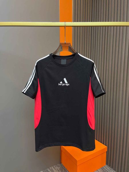 

men's plus tees & polos round neck embroidered and printed polar style summer wear with street pure cotton 2023 q1s, Black;brown