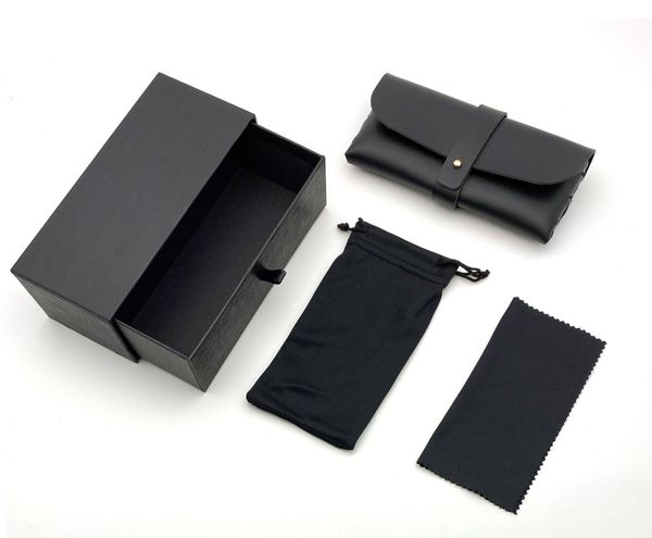 

leather eyeglasses case glasses case box microfiber glasses bag glasses cloth cardboard packaging box
