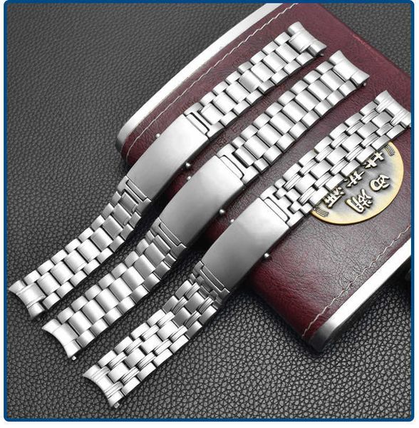 

mens luxury watch bands in 20mm 22mm silver fit om seamaster wristwatch bracelet mens watch accessories strap designer fashion watchbands aa, Black;brown
