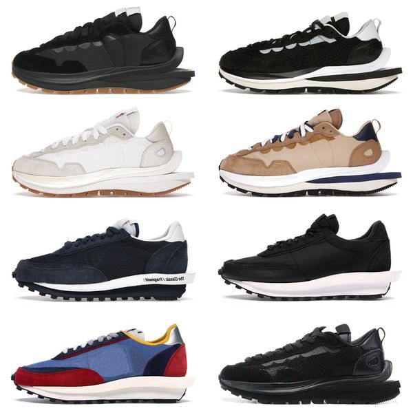 

new 2023 waffle vaporwaffle men women running shoes pegasus fragment undercover ldwaffle ld pure platinum white black trainers sports sneake