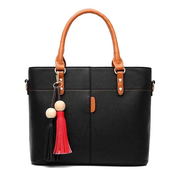 

fashion women handbags tassel pu leather totes bag handle embroidery crossbody bag shoulder bag lady hand bags b2