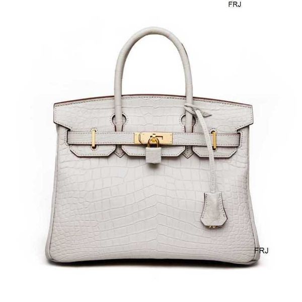 

designer bags birkin handbags herme 2023 new single shoulder messenger fashion korean womens crocodile leather portable have logo frj