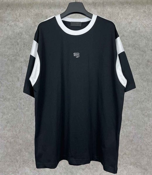 

men's plus tees & polos round neck embroidered and printed polar style summer wear with street pure cotton 73g53, Black;brown