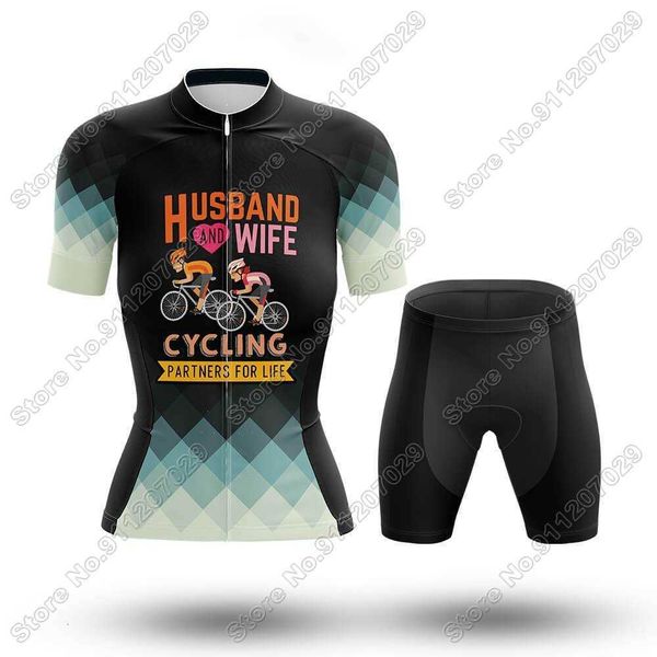 

designer husband and wife - women - cycling jerseys sets summer cycling clothing road bike suit mountain bicycle shirt bib shorts maillot, Black;red