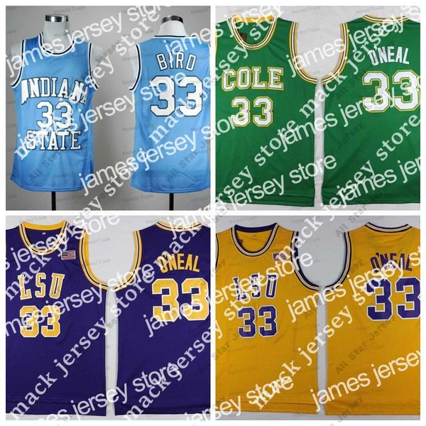 

basketball jerseys basketball jerseys men ncaa iowa state 33 larry lsu tigers 33 shaq bird blue purple college university mens basketball, Black;red
