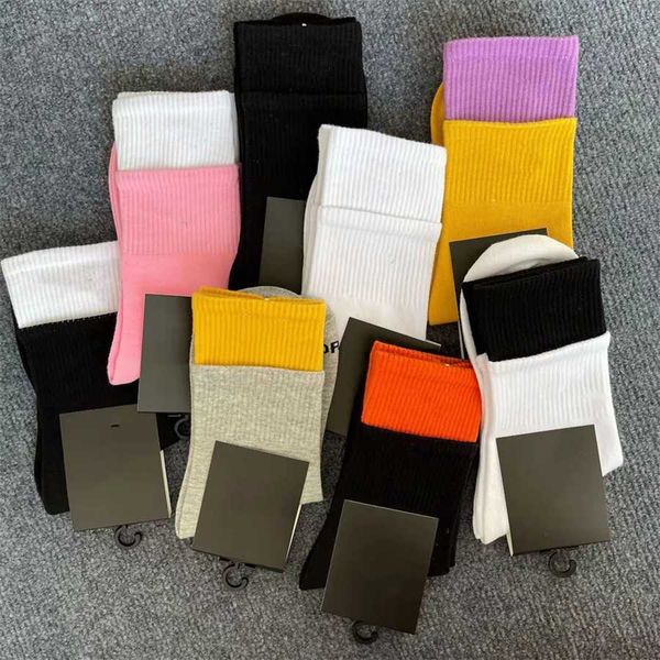 

fashion brand mens cotton socks classic black white women men breathable mixing football basketball sports ankle sock winter for male