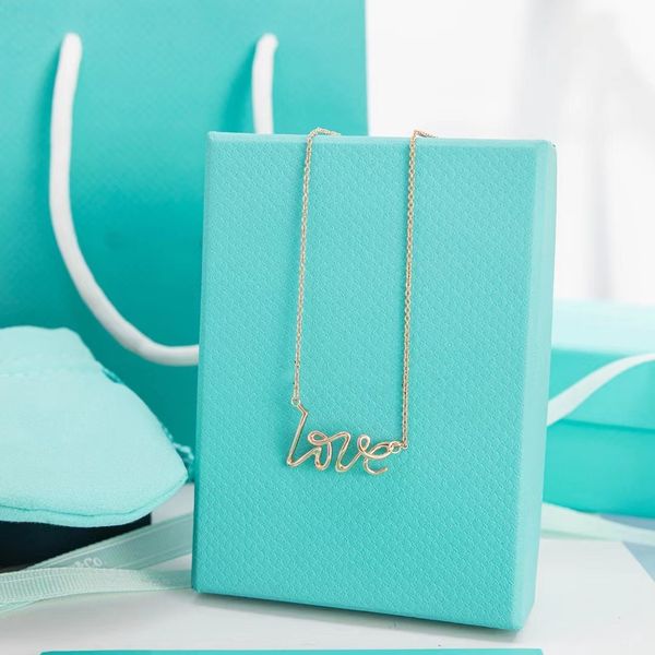 

high-end love necklace luxury designer women's pendants european and american 18k gold jewelry gift factory wholesale, Silver