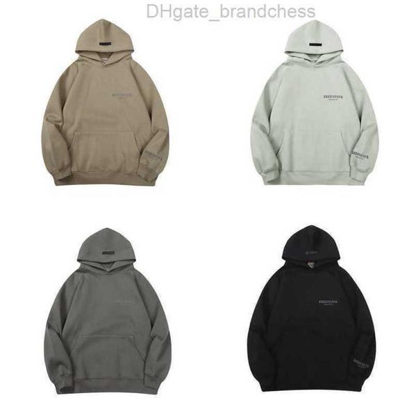 

esss luxury men's jackets sweatshirts hoodies men women chest letter pullover hooded hip hop loose sweatshirt sweater casual couple co, Black;brown