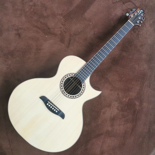 

41 "sj mold solid wood european spruce black finger acoustic acoustic guitar