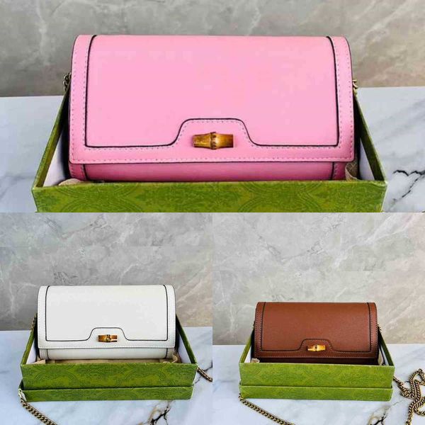

new evening shoulder bags luxury clutch bamboo lock chain bag women handbag designer crossbody leather wallet female purses 220408