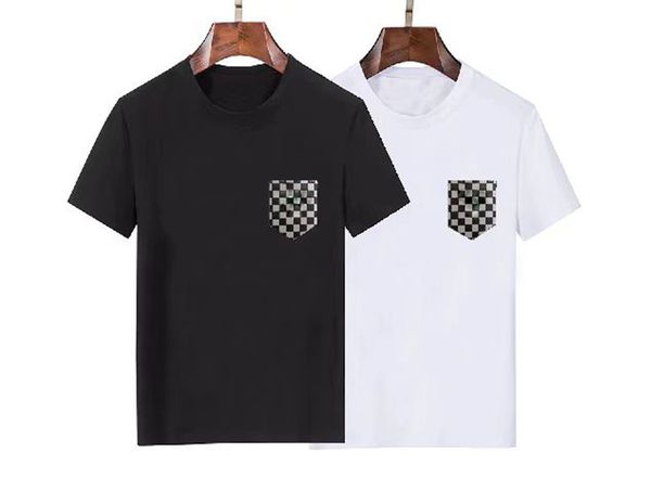 

men's t-shirts2023 european and american fashion designers brand new men's black and white casual clothing street short-sleeved t-, White;black
