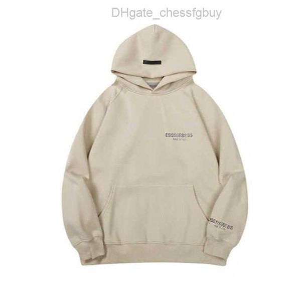 

luxury men's sweatshirts jackets esss hoodies men women chest letter pullover hoodie hooded loose sweater casual sweatshirt couple coa, Black;brown