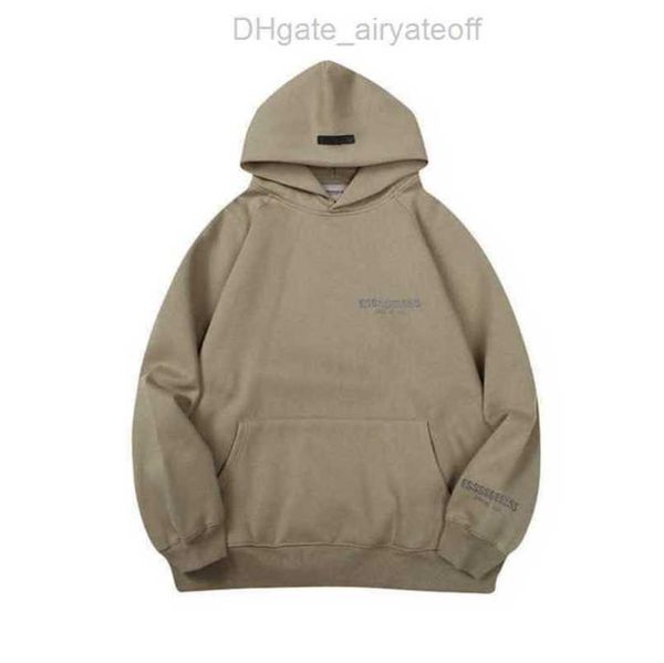 

luxury men's sweatshirts esss jumpers jackets hoodies men women chest letter pullover hoodie hooded loose sweater casual sweatshirt co, Black