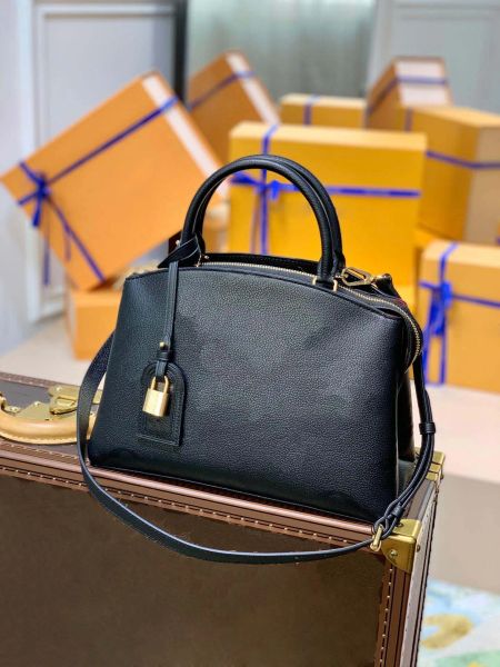 

genuine leather bags women fashion embossing handbags shoulder messenger bags petit palais tote grand palais satchel m58916