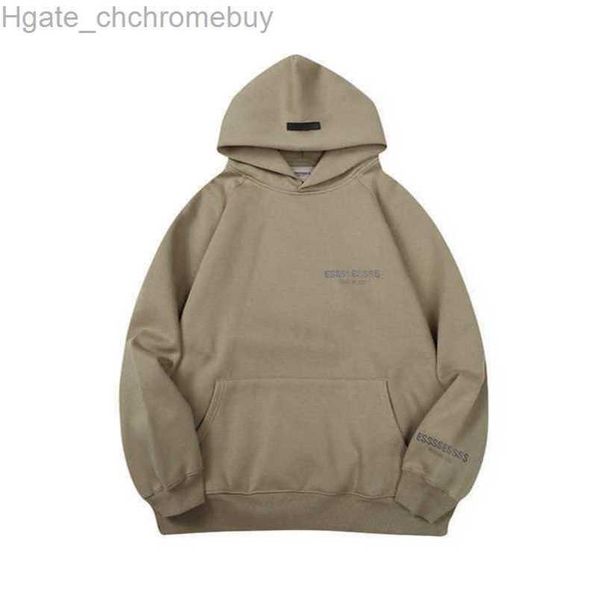 

luxury esss sweatshirts men's jackets hoodies men women chest letter pullover hoodie hooded loose sweater casual sweatshirt couple coa, Black