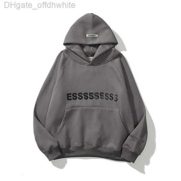 

sweatshirts luxury essss men's jackets hoodies men women chest letter pullover hoodie hooded loose sweater casual sweatshirt couple co, Black;brown