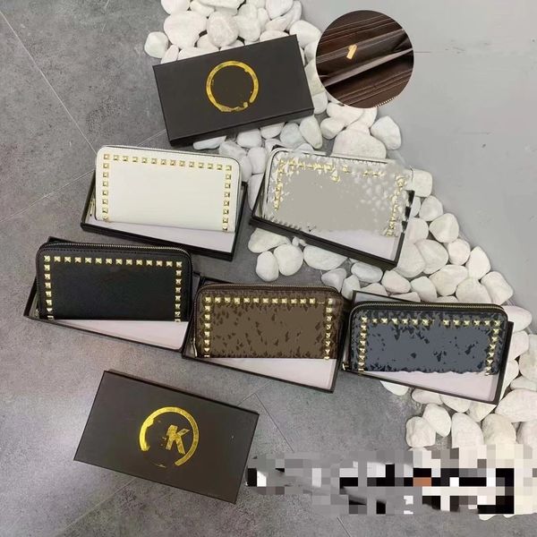 

2023fashion designer women short wallet woman purse discount original box card holder ladies handbag, Red;black