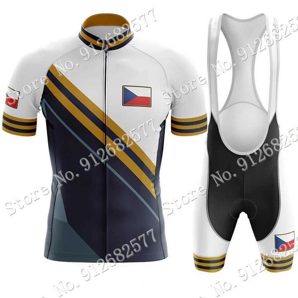 

designer 2022 cycling jersey czech national set summer men bicycle clothing road bike shirts suit bicycle bib shorts mtb maillot ropa, Black;red