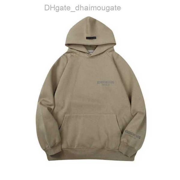 

tracksuits fashion men's essss ential luxury sweatshirts letter hoodies men women sportswear pant suit hooded sweater casual couple ho, Gray