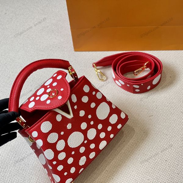 

23 women totes capucines bb bags wave point fainting handbag luxurys designers shouder crossbody bag taurillon genuine leather messenger tra