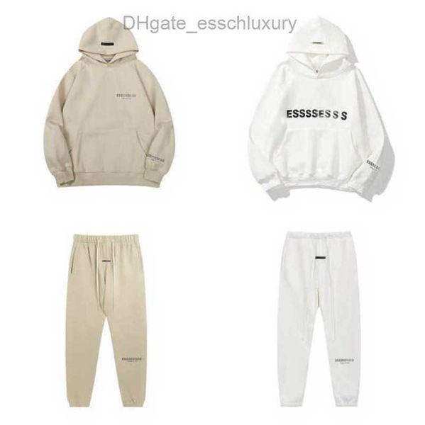 

essen sweatshirts luxury men's fashion tracksuits letter hoodies men women sportswear hooded pant coat sweater casual pullover couple, Gray