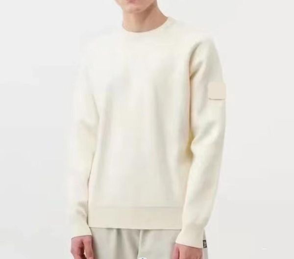 

sweaters high-end three colors stone brand designer is land mens simple style streetwear embroidery fashion casual men women knit sweater 28, White;black