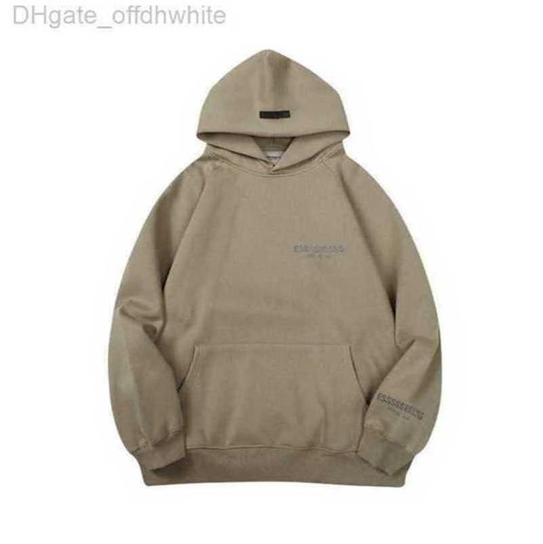 

men's sweatshirts essss luxury jackets hoodies men women chest letter pullover hoodie hooded loose sweater casual sweatshirt couple co, Black