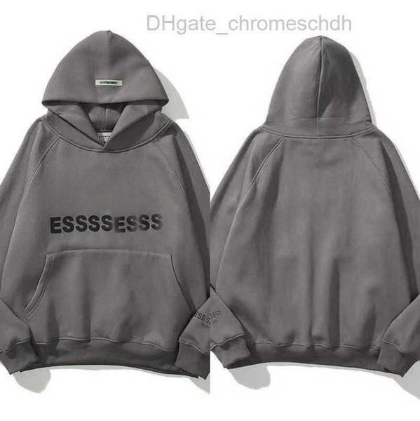 

luxury essss men's sweatshirts jackets hoodies men women chest letter pullover hoodie hooded sweater loose casual sweatshirt couple co, Black