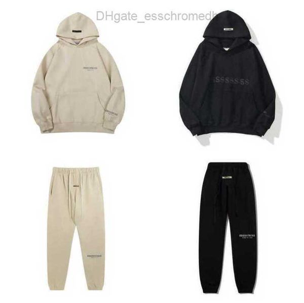 

luxury men's sweatshirts fashion essen tracksuits letter hoodies men women sportswear hooded pant coat sweater casual pullover couple, Gray