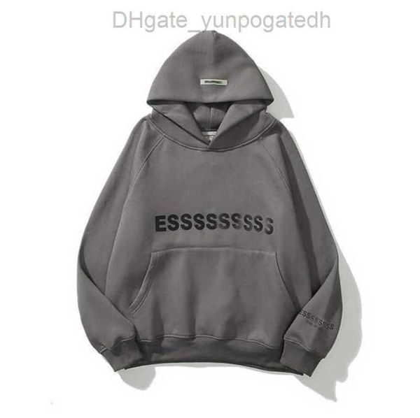 

jackets essss luxury sweatshirts men's hoodies men women chest letter pullover hoodie hooded loose sweater casual sweatshirt couple co, Black