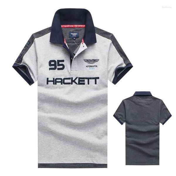 

men's polos summer men polo shirt short sleeve uk embroidery breathable tees golf tennis sport cotton shirts, White;black